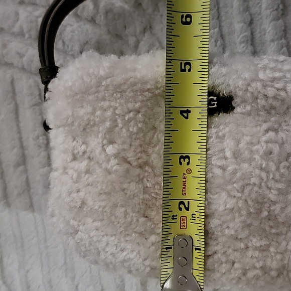 UGG Fluffy Cream and Brown Crossbody Bag - Picture 5 of 6